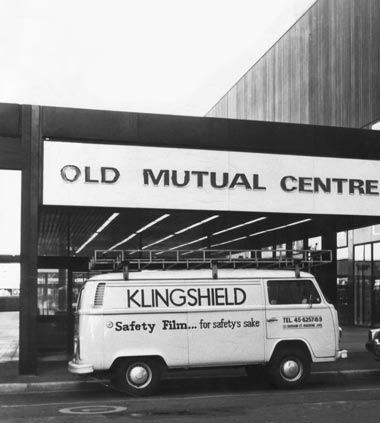 Klingshield's corporate installation vans