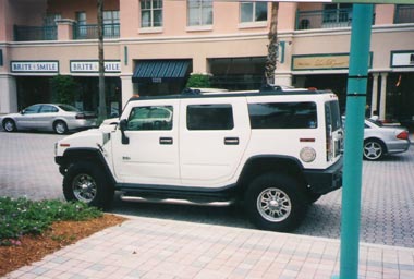 Klingshield safety film on vehicle