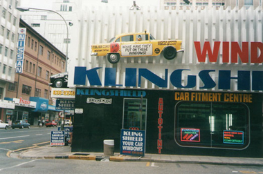 Klingshield window film advertising