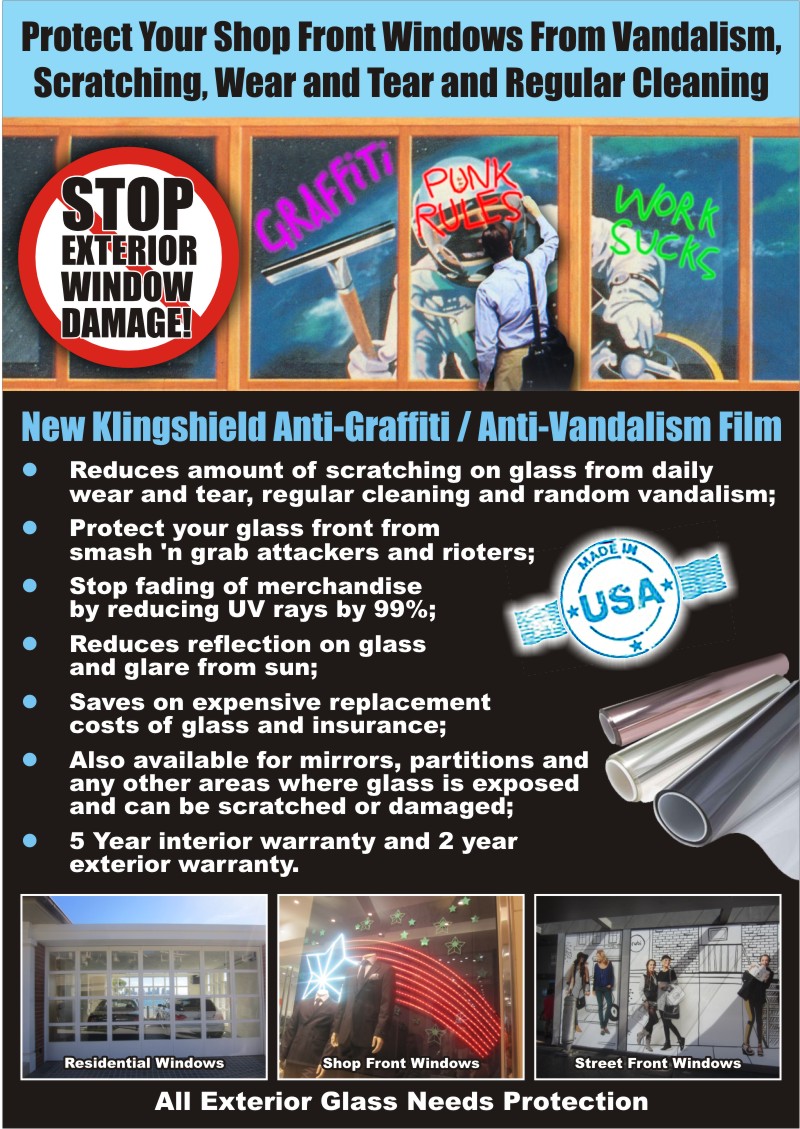 Anti Vandal Window Film 1