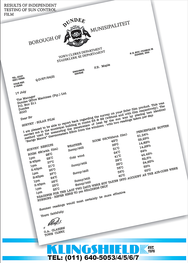 Dundee Tests