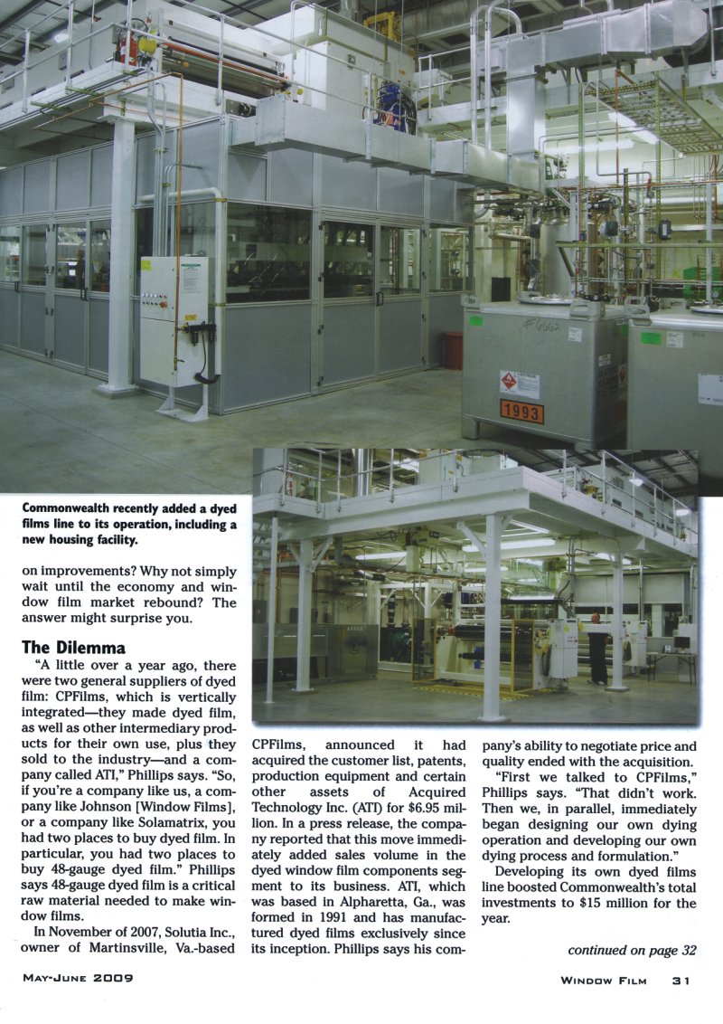 PAGE 2 Window Film Magazine Article